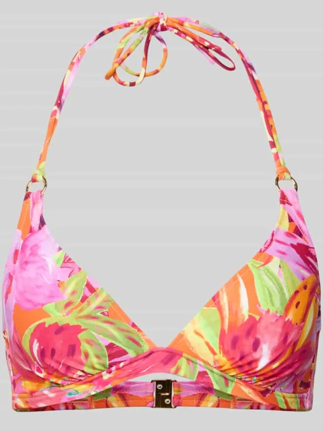 Marie Jo Bikinitop met halter, model 'SHUBRA' Felroze