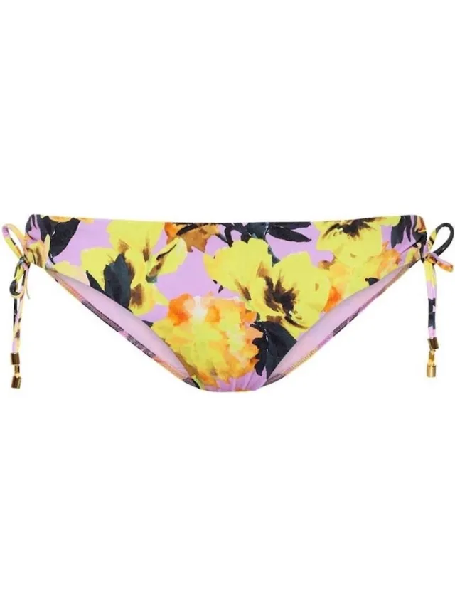 Cyell Bikinibroekje - Le Jardin - Maat 40(M) Geel, paars