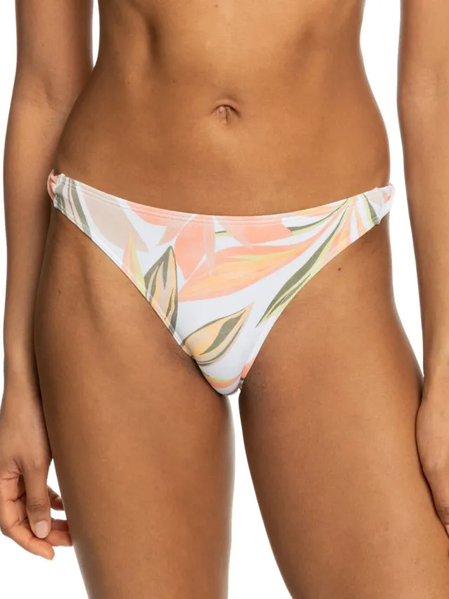 Roxy BEACH CLASSICS J - Dames bikini bottom Bright White Subtly Salty Flat