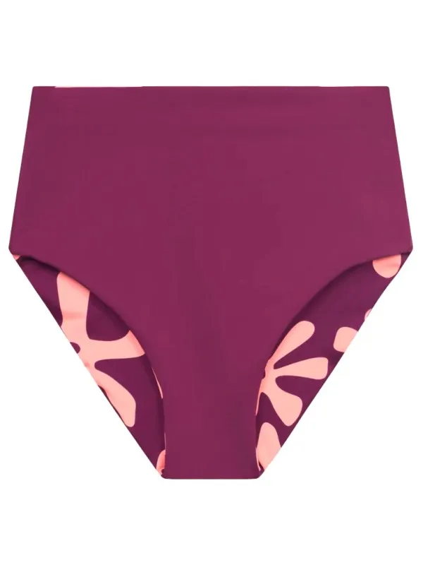 MYMARINI Women's Highwaist Shorts - Bikinibroekje, purper