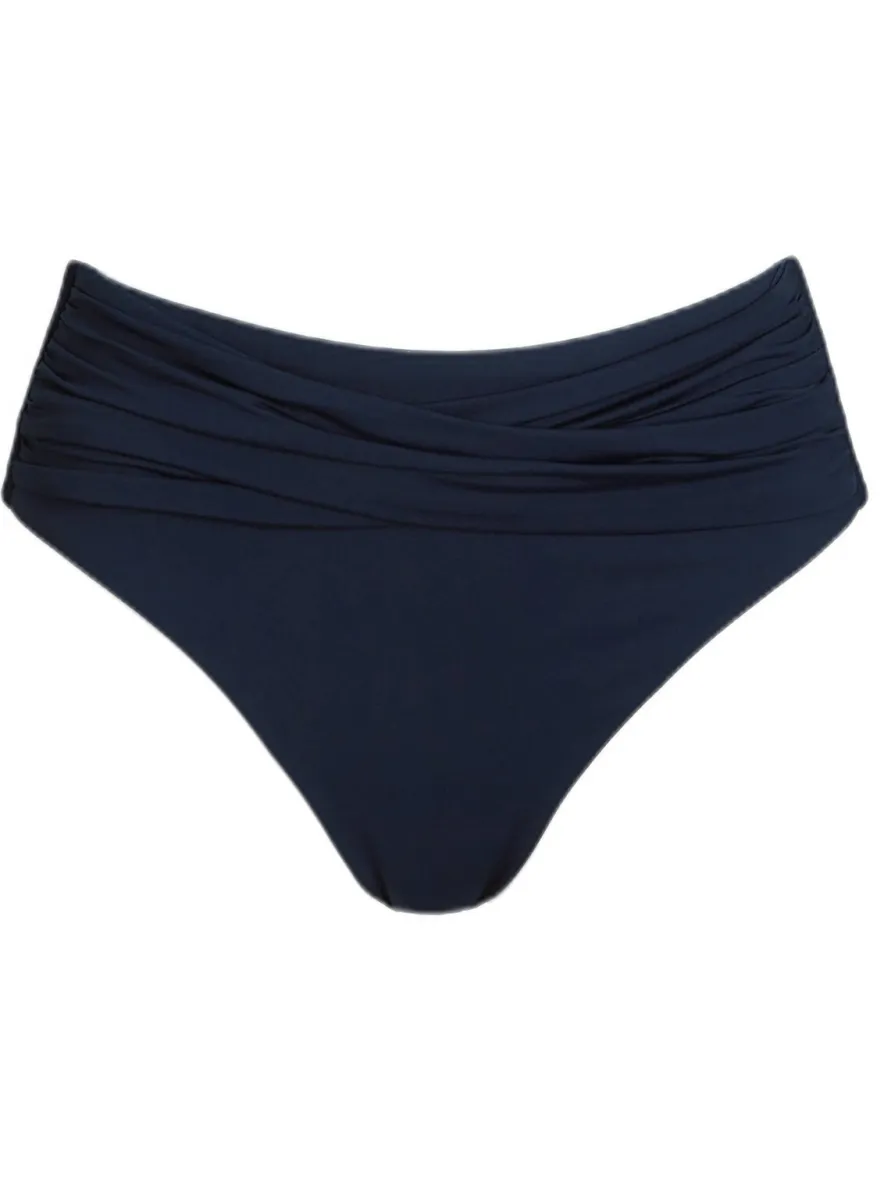 Seafolly Collective high waist bikinibroekje donkerblauw blauw, foto 2
