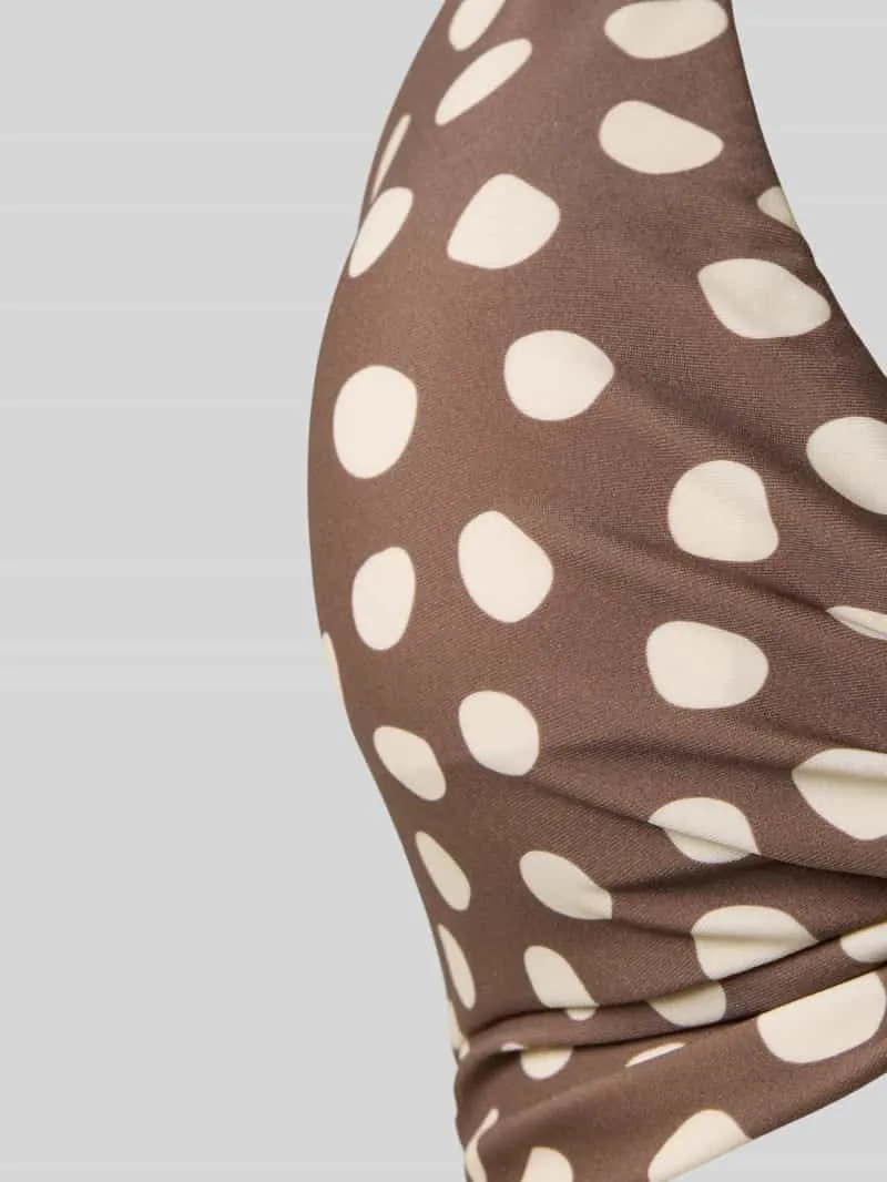 Barts Dauna halter bikinitop bruin/ecru, foto 4