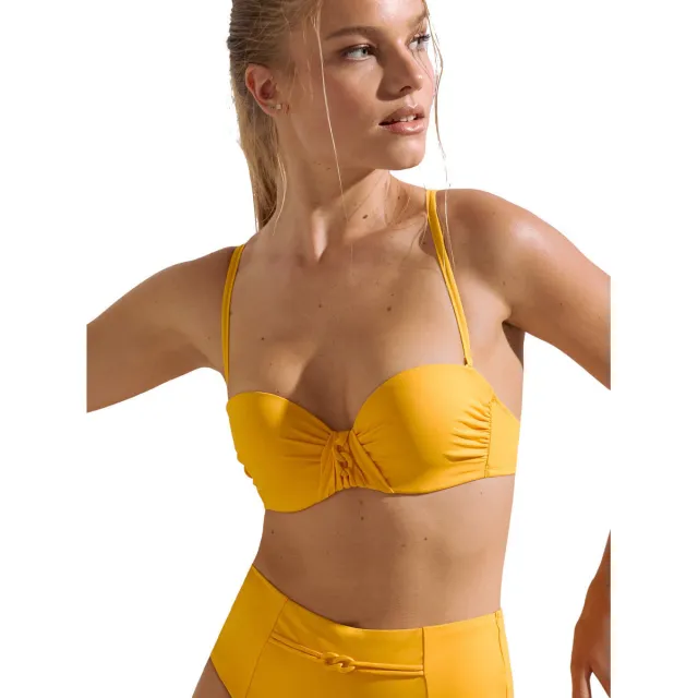 Lisca Palma voorgevormde balconnet-bandage-top geel