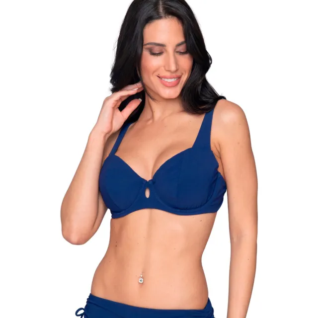 Luna Splendida BLUE SENSE balconnet bikinitop blauw