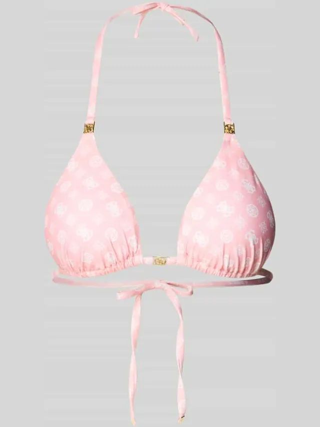 Guess Bikini-top in triangelvorm model 'SOLEIL' Roze