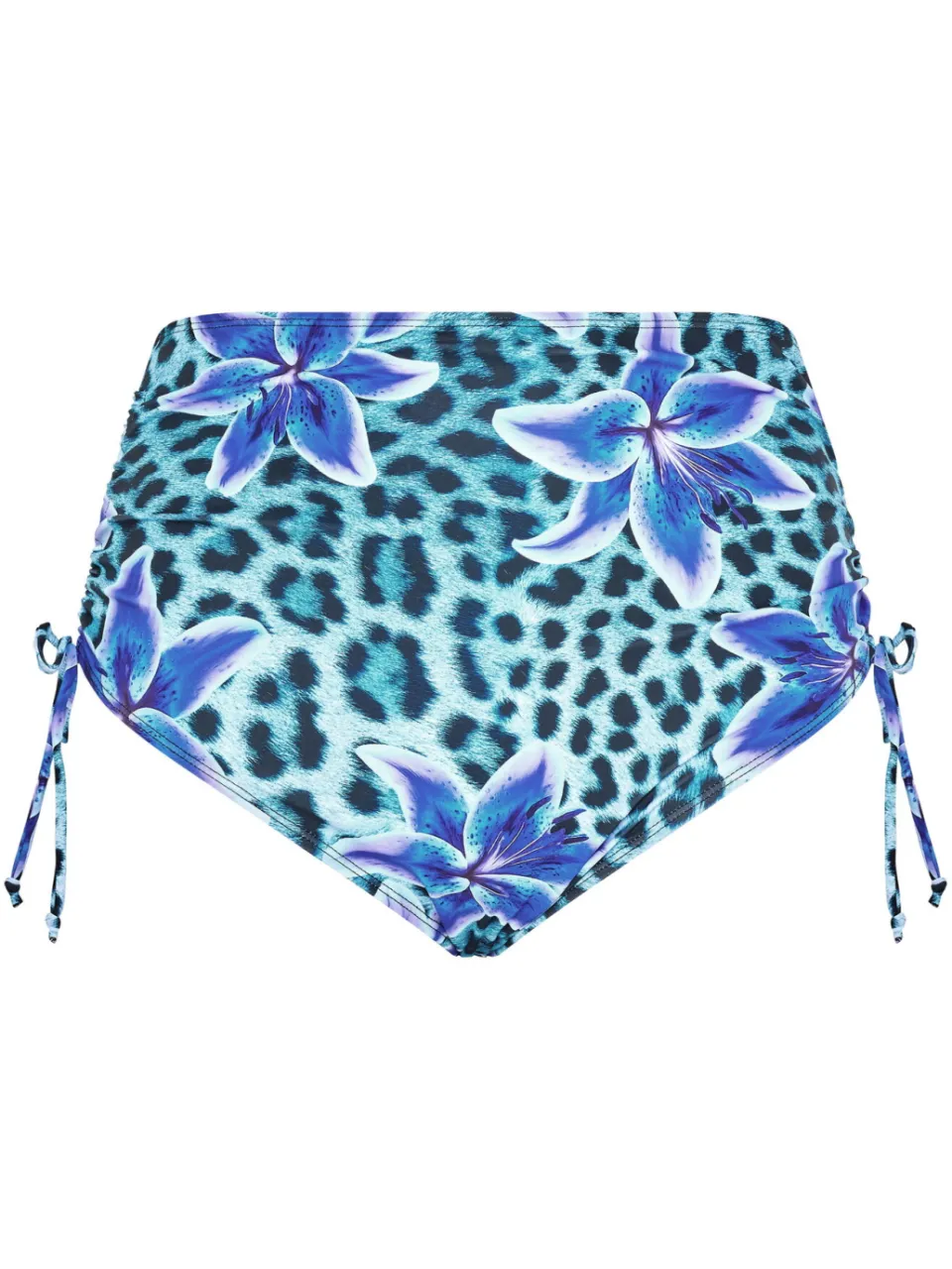Yours Blauwe Corrigerende Bikinislip Met Hoge Taille, foto 3