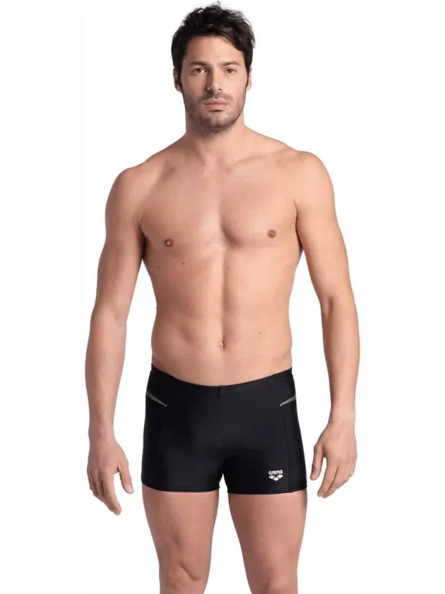 Arena Zwemboxer Pro_File Graphic Zwart/Zilver Zwart/Wit