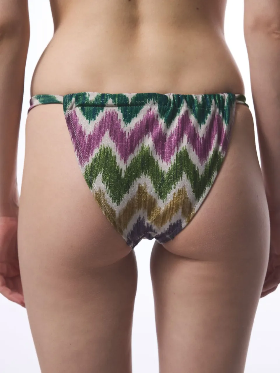 Penti Lage Taille Geometrische Bikini Slip veelkleurig, foto 2