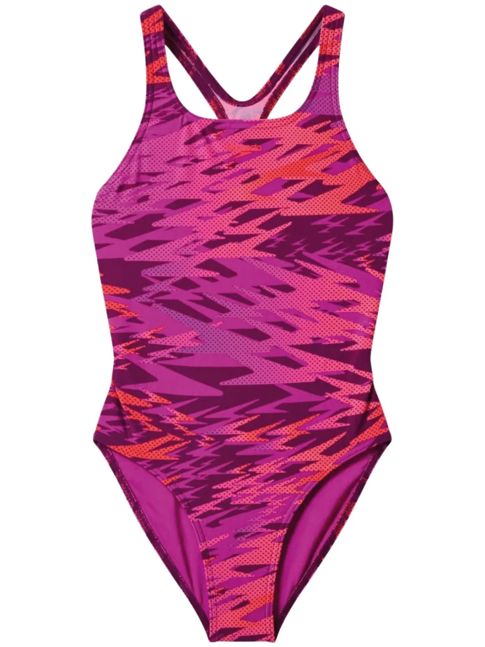 Speedo Hyperboom Allover Print Medalist badpak roze