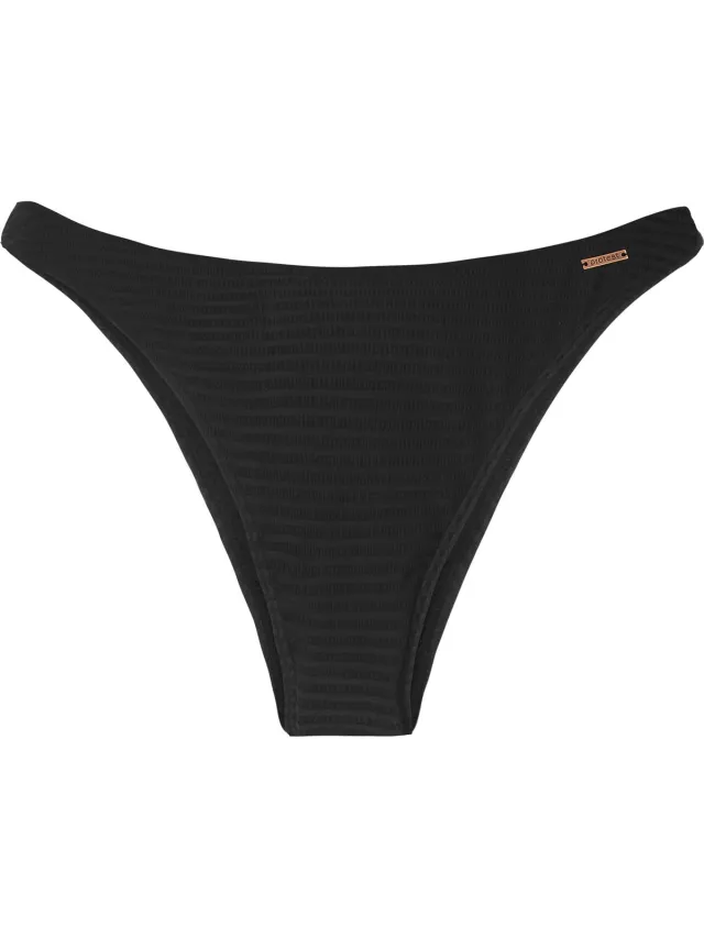 Protest MM TELA Dames Hoog Uitgesneden Bikinibroekje True Black