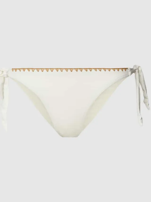 banana moon Bikinibroekje met strikdetails, model 'DIMKA SANTAFE' offwhite, foto 2