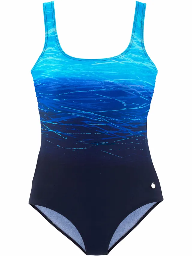badpak blauw geprint