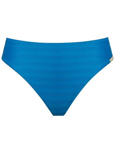 LIDEA Women's Linear Code Bikini Bottoms - Bikinibroekje, blauw