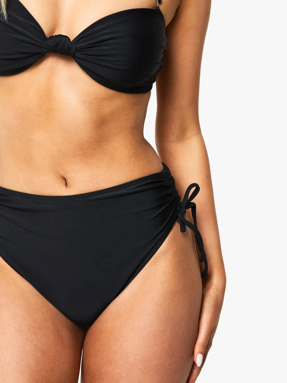boohoo Dames Swimwear Essentials Hoge Taille Slip zwart, foto 4
