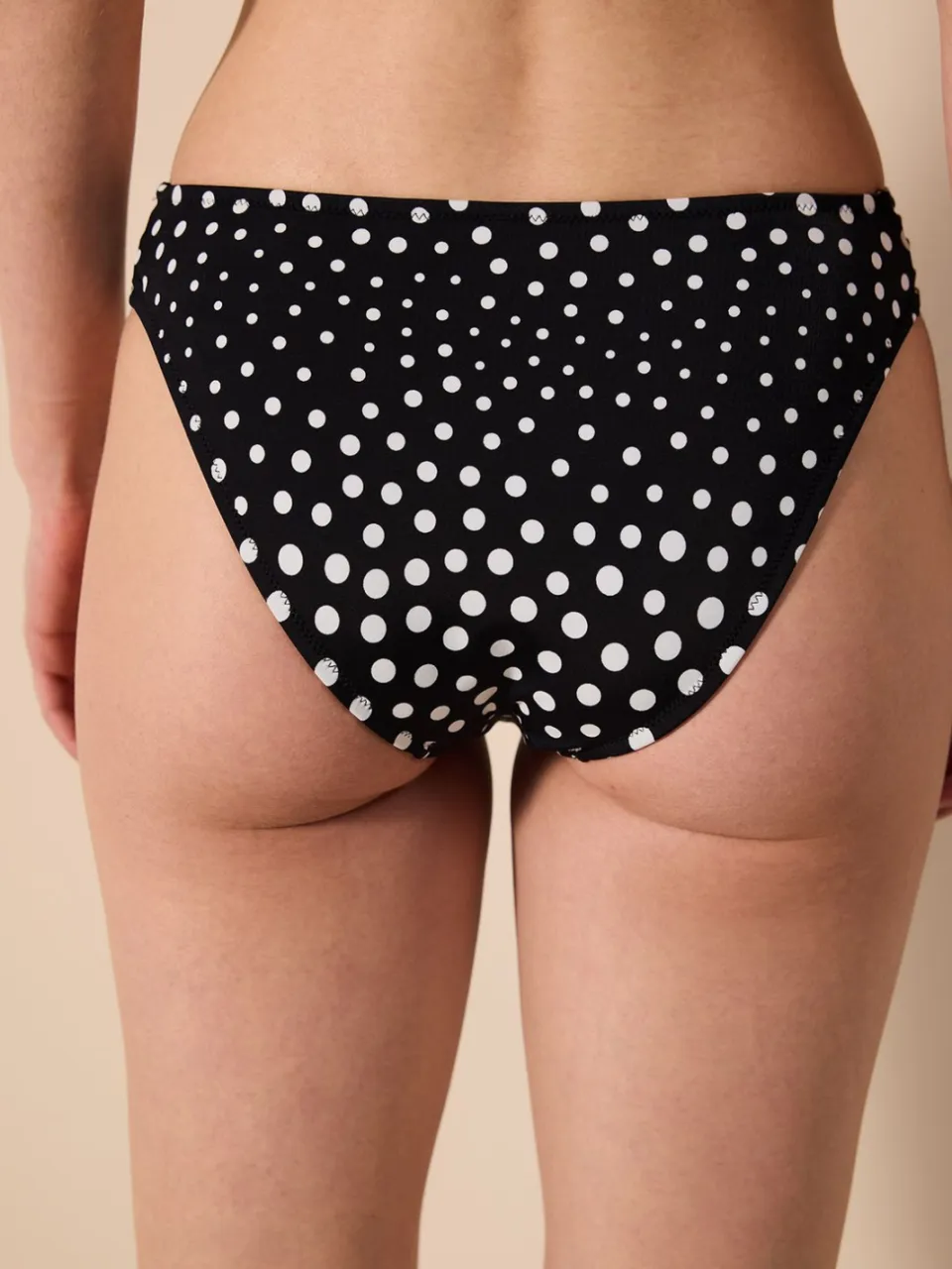 Penti Midden-heup Polka Dot Cut-Out Bikini Onderkant zwart, foto 2