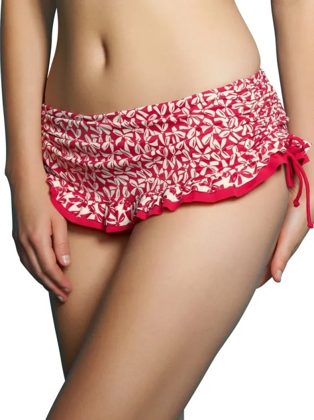 Freya Charleston - bikinirokje - Wit/Rood strik print - Maat XS(34)