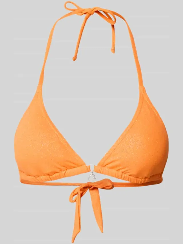 banana moon Glanzend bikinitop model 'CRICO SPARKLESUN' Oranje