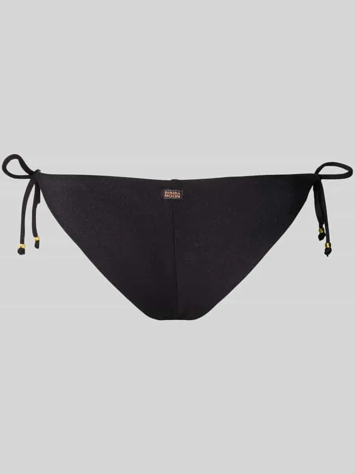 Banana Moon Bikinibroekje met zijdelingse rijgvetering zwart, foto 2