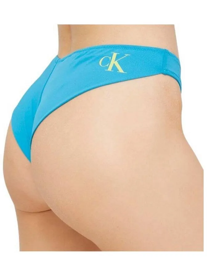 Calvin Klein Dames/Dames Effen V Detail Bikinibroekje (Blauw)
