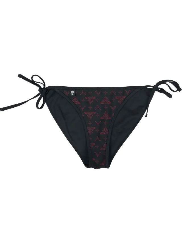 Black Premium by EMP zwart bikinibroekje Mix and Match met Allover-print - Dames