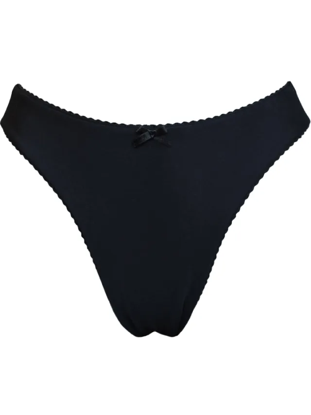 Anekdot dames vegan Bikinibroekje Darling Zwart, foto 2