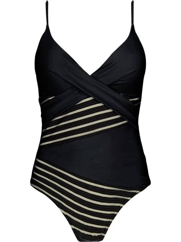 Barts Maat 40 Alira Shaping One Piece Zwart Dames Badpak