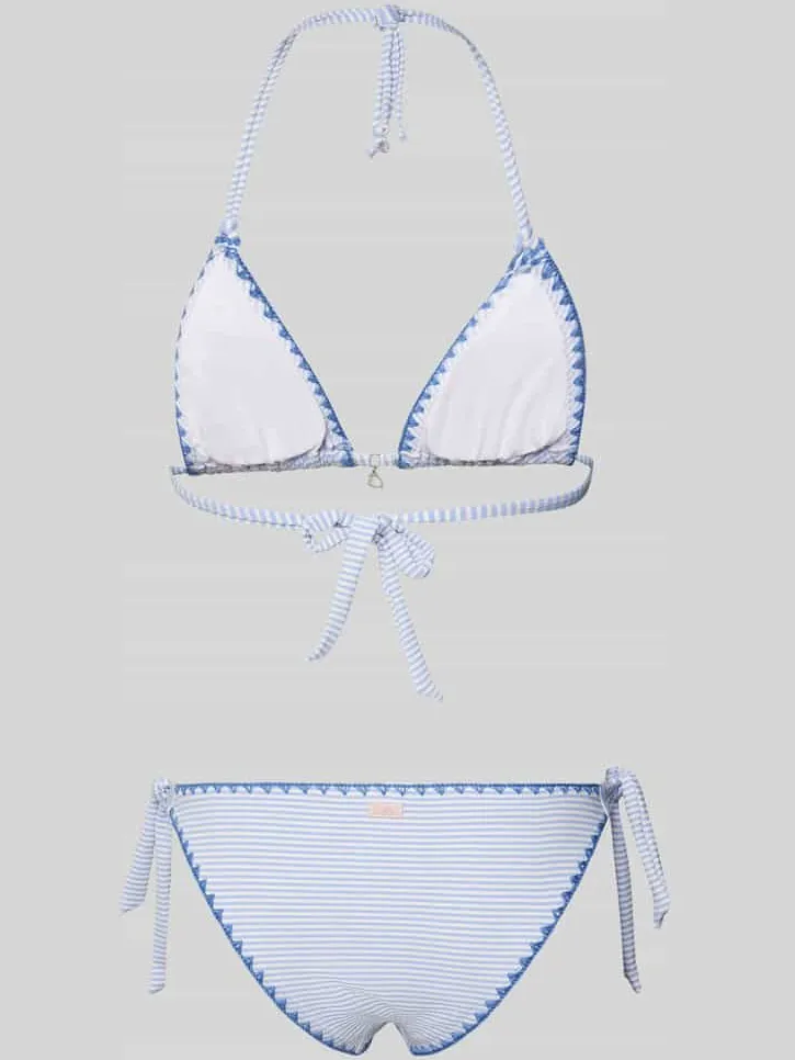 banana moon Bikini-set met labeldetail model 'NUCODIMKA' lichtblauw, foto 2