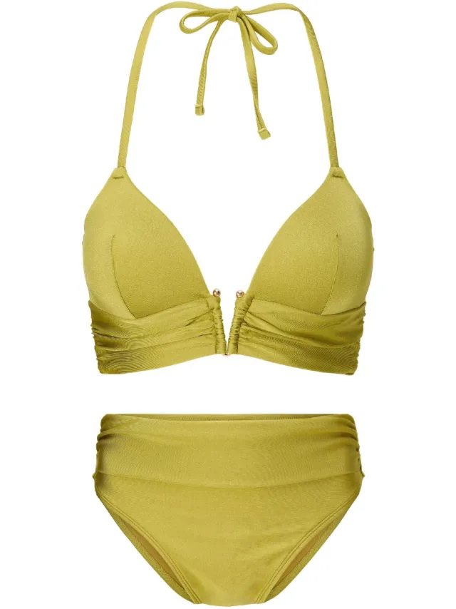 LingaDore Triangel voorgevormd bikini set groen