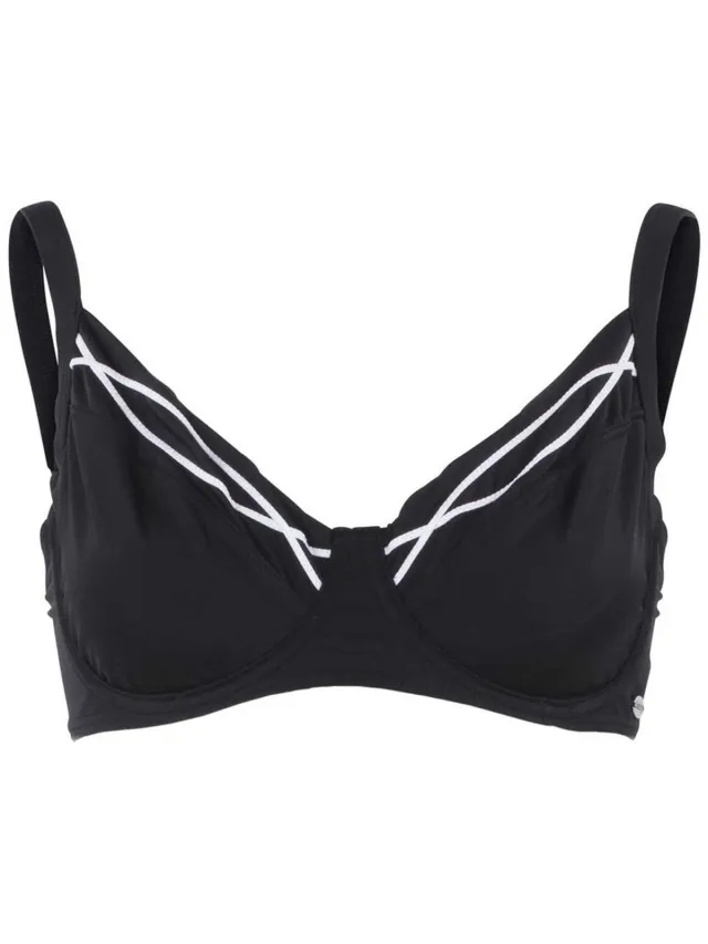 Aquafeel 232720 Bikinitop Zwart 46 / B Vrouw Multicolour