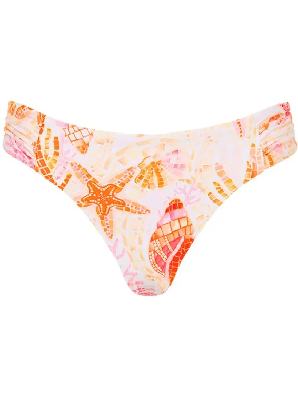 Seafolly Seafolly Collective High Leg Ruched Side Pant - Bikinibroekje, meerkleurig