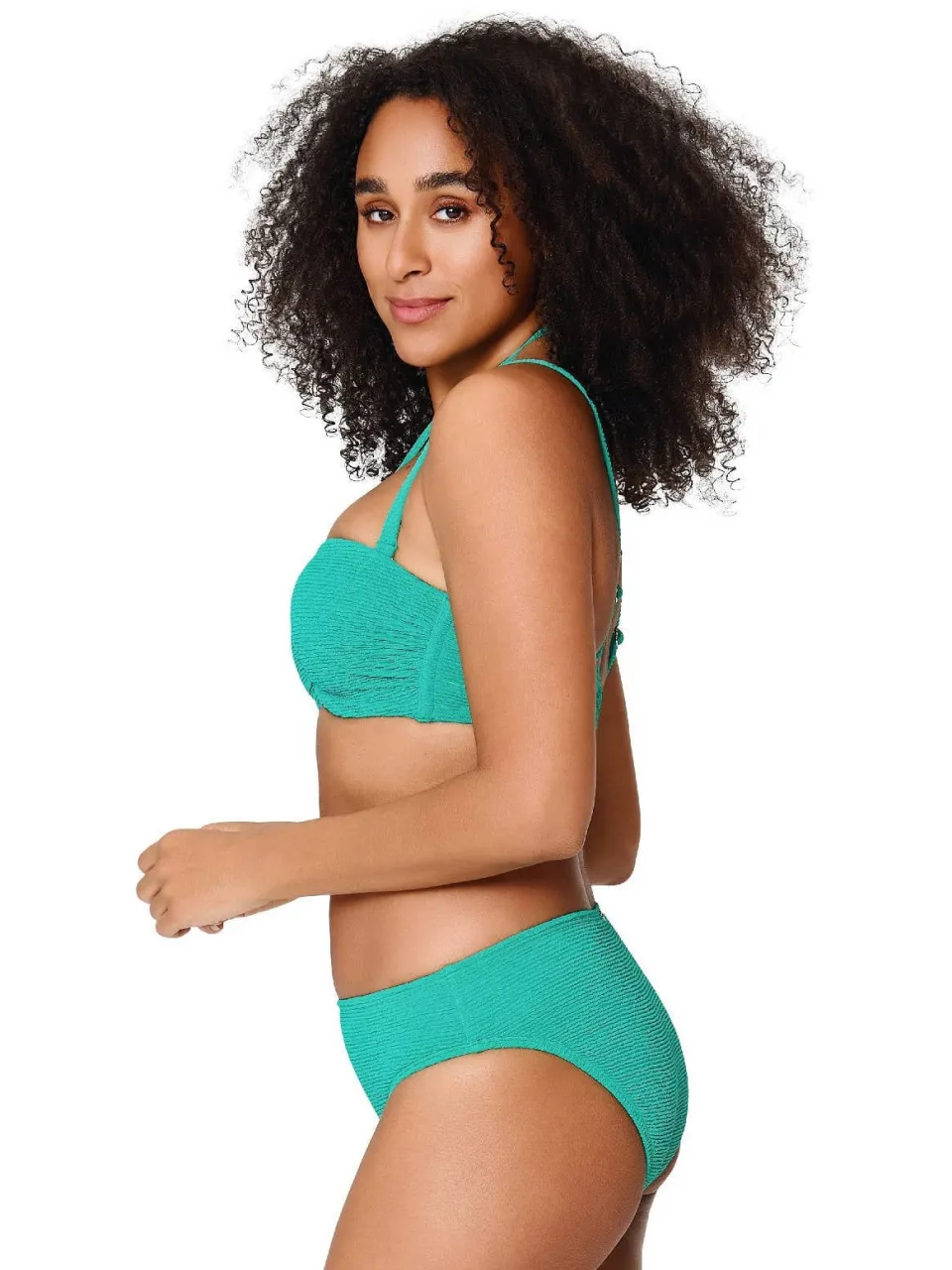 Lingadore balconette bikinitop groen, foto 3