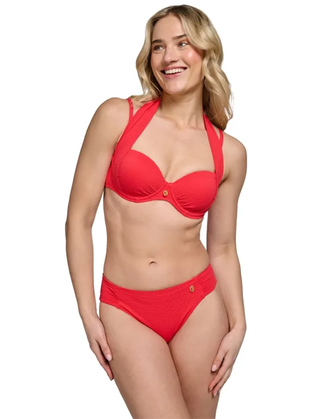 Ten Cate Bottom Sash Bikini Slip dames rood