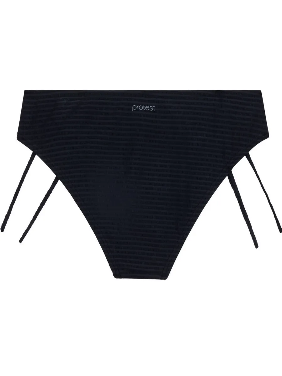Protest strik bikinibroekje MIXBACK met ribstructuur zwart, foto 2