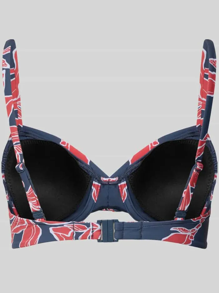 Barts Bikinitop met knoopdetail model 'Camolo Underwire' blauw, foto 2