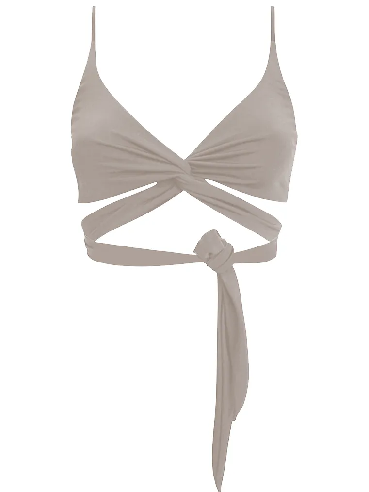 Anekdot dames vegan Bikinitop Lin Mosaic beige, foto 2