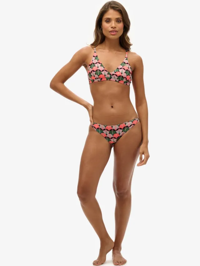 Superdry Klassiek bikinibroekje met print - Dames - Badpakken Orange Geo