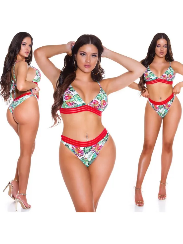 Koucla Dames bikini met elastische band wit