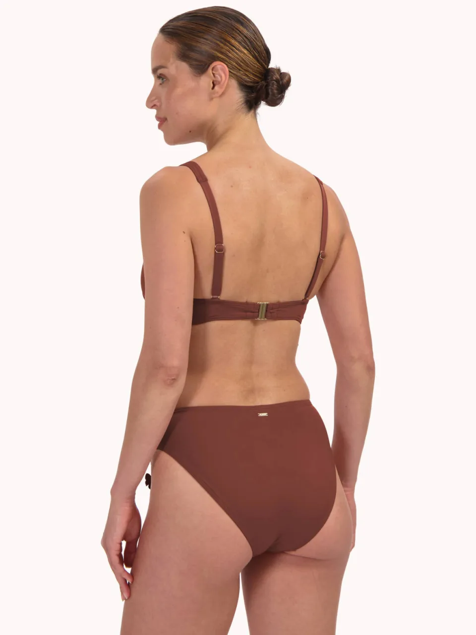 Cyell high waist bikinibroekje bruin, foto 3
