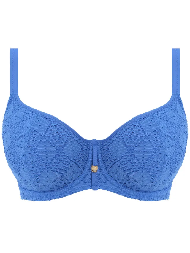 Freya Nomad Nights crochet beugel bikinitop blauw, foto 2