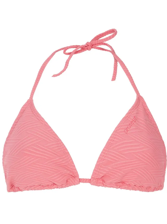 Protest Mixale – Triangel bikini top Dames – Koordsluiting – Uitneembare vulling – Mix & Match Guava Pink