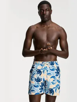 Shiwi Mike Floral Leafs zwemshorts blauw, foto 2