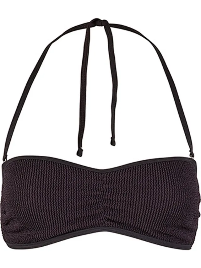 Beco crinkle bikini topje - B-cup - zwart