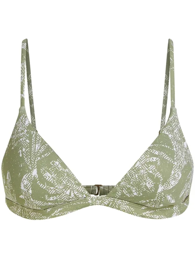 O'Neill O´neill Seaside Tri Bikinitop Groen 36 Vrouw Green Textured Jungle