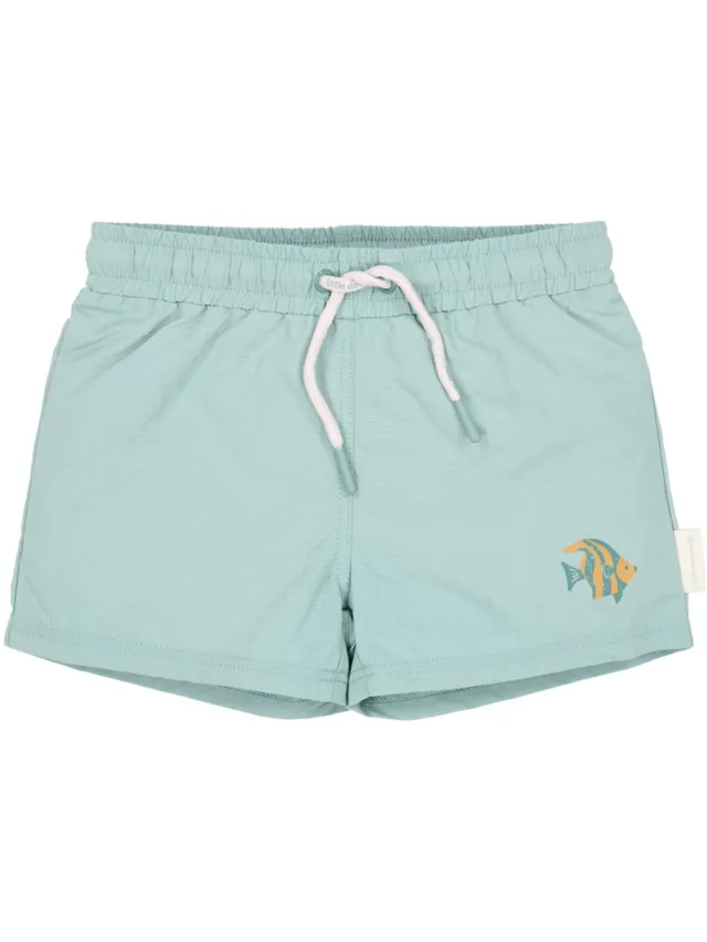 Little Dutch Zwemshort - Ocean Surf Blue Groen mint