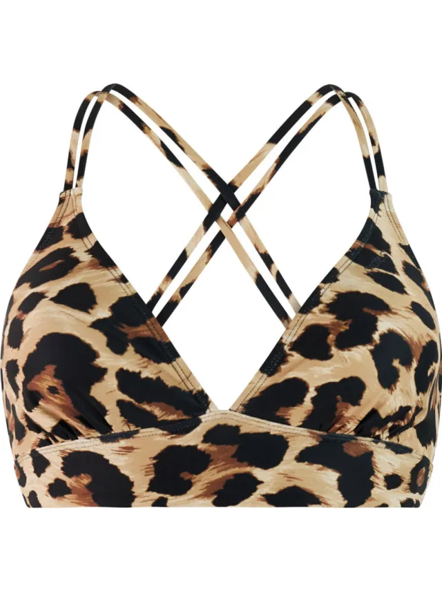 Protest MIXSUPERS bikinitop panter beige/bruin, foto 2