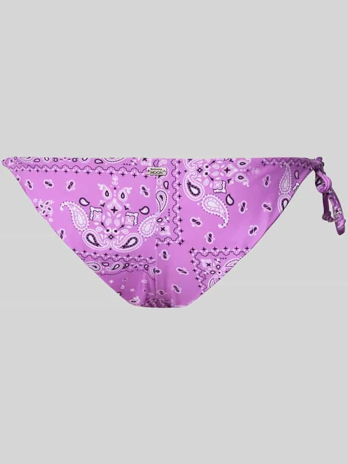banana moon Bikinibroekje met vetersluiting opzij, model 'LINA' paars, foto 2