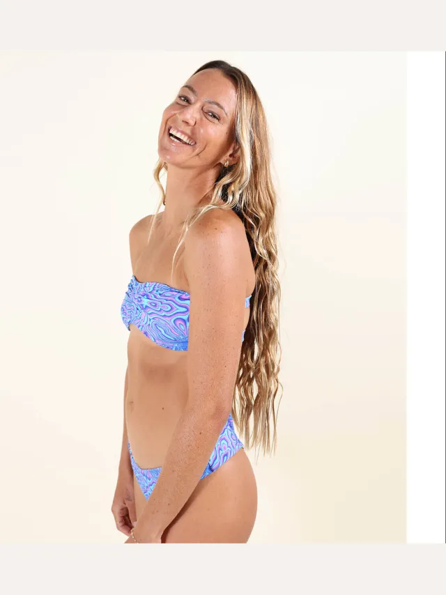 Oxbow BOREAL bandeau-bikinitop blauw Violet