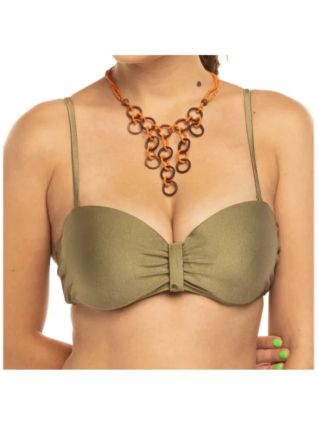 Sun Project Bandeau bikinitop groen