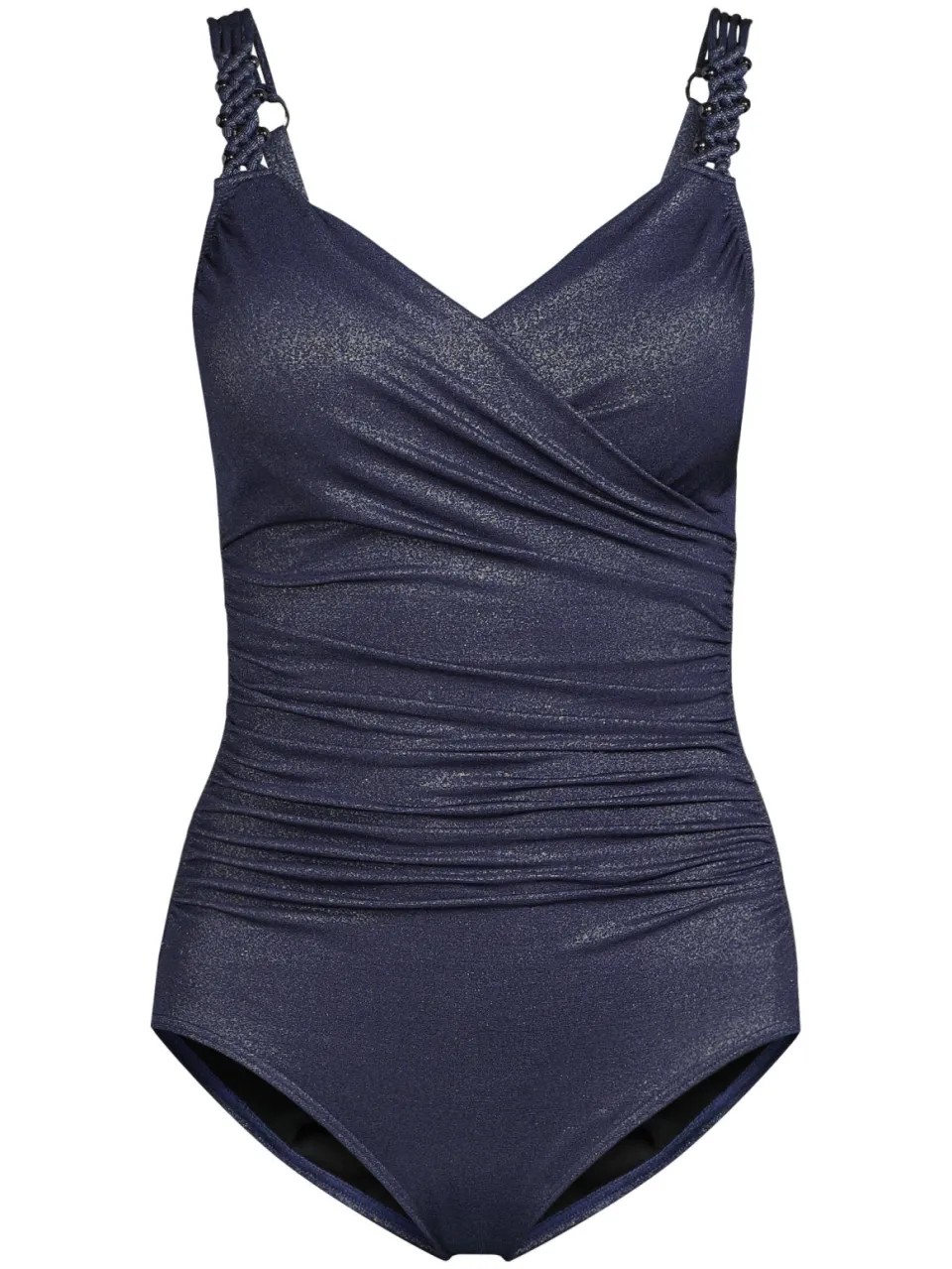 BEACHWAVE corrigerend badpak met lurex donkerblauw, foto 2
