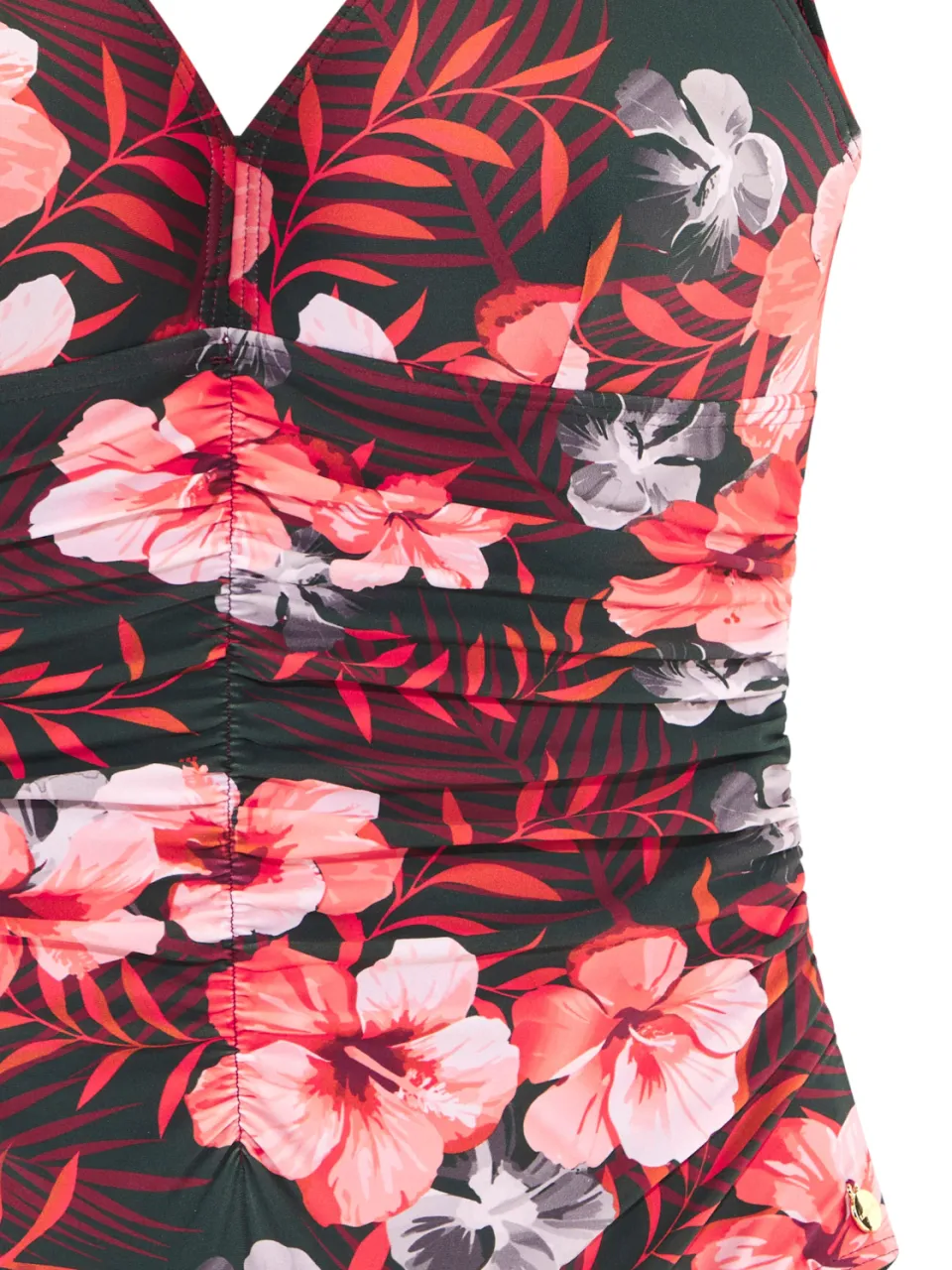 badpak zwart met bloemenprint, foto 3